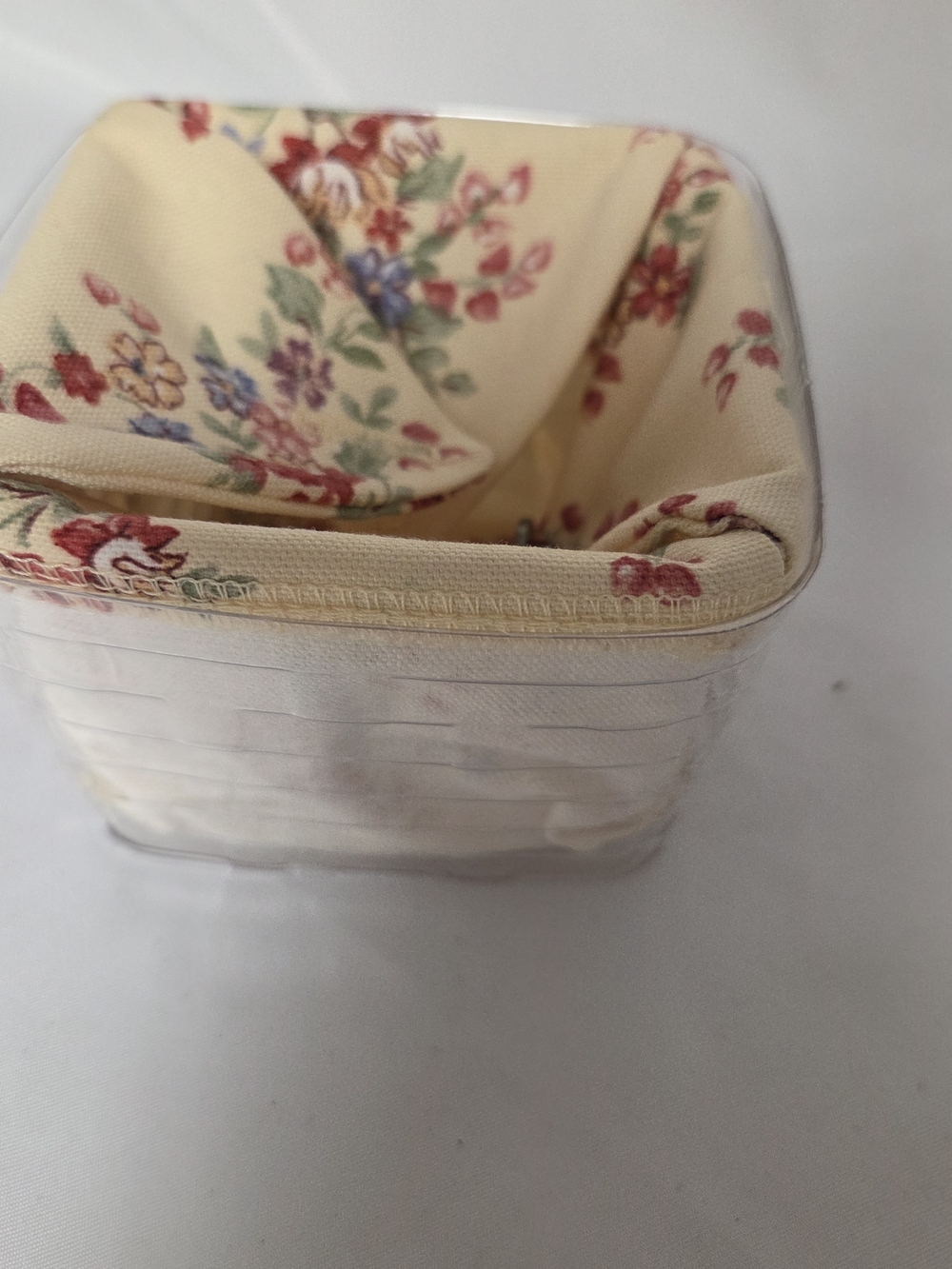 Longaberger Small Sweetest Gift Basket Liner:  Floral Bouquet